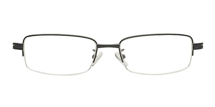 Dzerzhinsky Black Metal Eyeglass Frames from EyeBuyDirect
