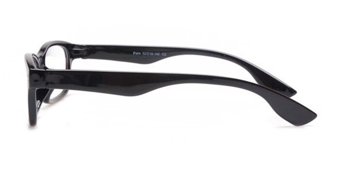 Palm ShinyBlack Plastique Montures de lunettes de vue d'EyeBuyDirect