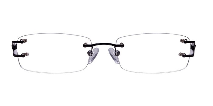 Pesaro Black Metal Eyeglass Frames from EyeBuyDirect