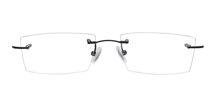 Laredo Black Metal Eyeglass Frames from EyeBuyDirect