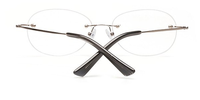 Gunmetal Pompano -  Lightweight Metal Eyeglasses