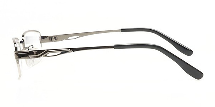 8310 Gunmetal Titanium Eyeglass Frames from EyeBuyDirect