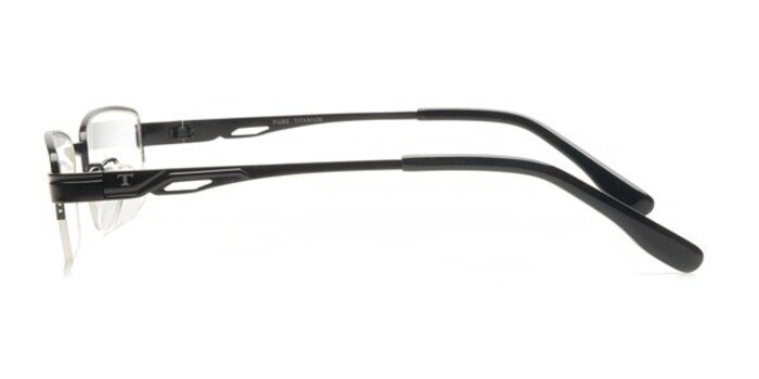 8310 Noir Titane Montures de lunettes de vue d'EyeBuyDirect