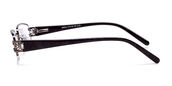 M6004 Brown Metal Eyeglass Frames from EyeBuyDirect