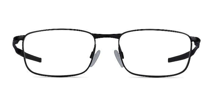 Oakley Barrelhouse Matte Black Metal Eyeglass Frames from EyeBuyDirect