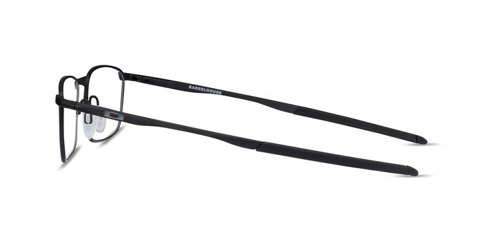 Oakley Barrelhouse Matte Black Metal Eyeglass Frames from EyeBuyDirect