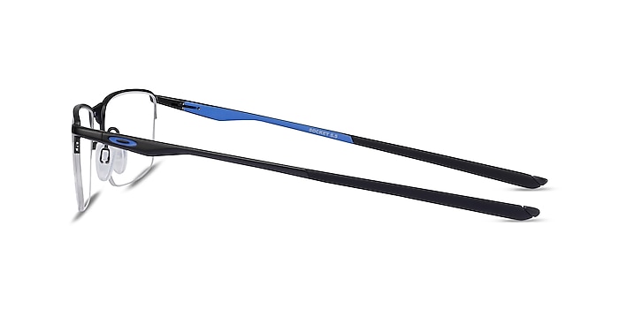 Oakley Socket 5.5 Satin Black & Blue Metal Eyeglass Frames from EyeBuyDirect