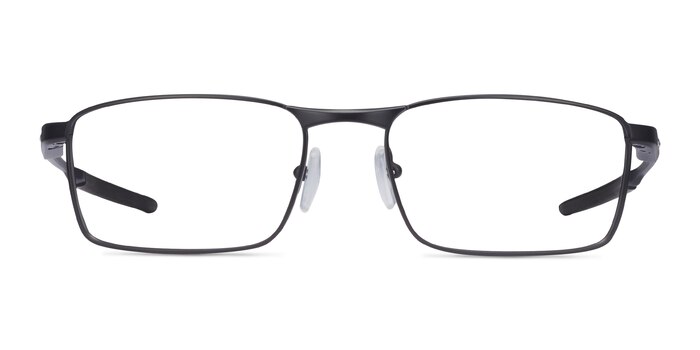 Oakley Fuller Satin Black Metal Eyeglass Frames from EyeBuyDirect