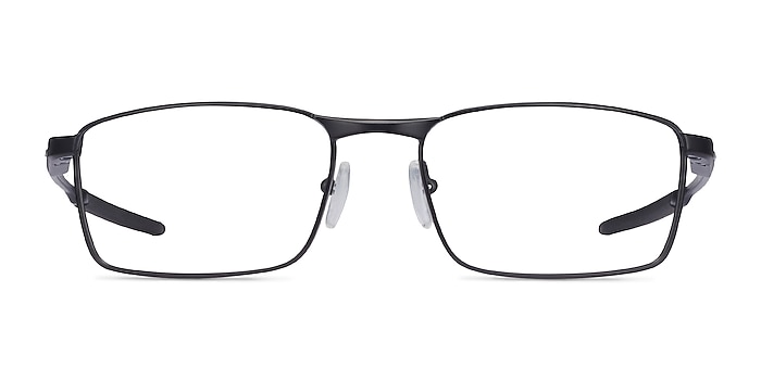 Oakley Fuller Satin Black Metal Eyeglass Frames from EyeBuyDirect