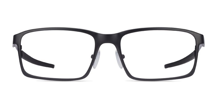 Oakley Base Plane Satin Black Metal Eyeglass Frames from EyeBuyDirect