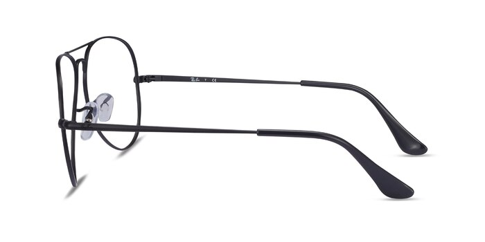 Ray-Ban RB6489 Aviator Black Metal Eyeglass Frames from EyeBuyDirect