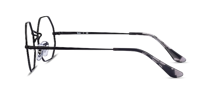 Ray-Ban Octagon Black Metal Eyeglass Frames from EyeBuyDirect