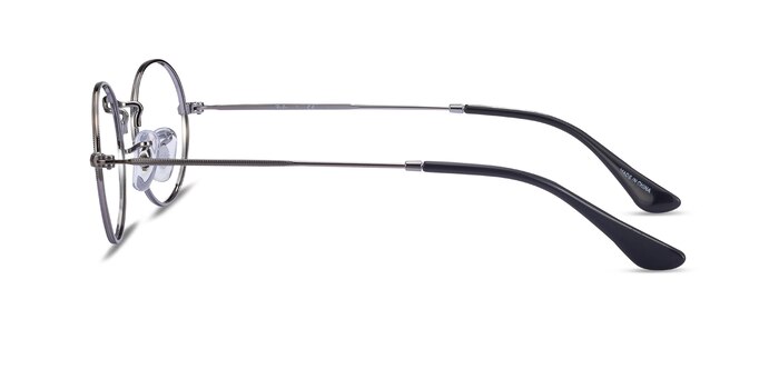 Ray-Ban RB3547V Oval Gunmetal Metal Eyeglass Frames from EyeBuyDirect