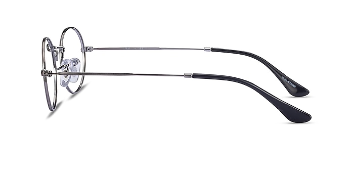 Ray-Ban RB3547V Oval Gunmetal Metal Eyeglass Frames from EyeBuyDirect