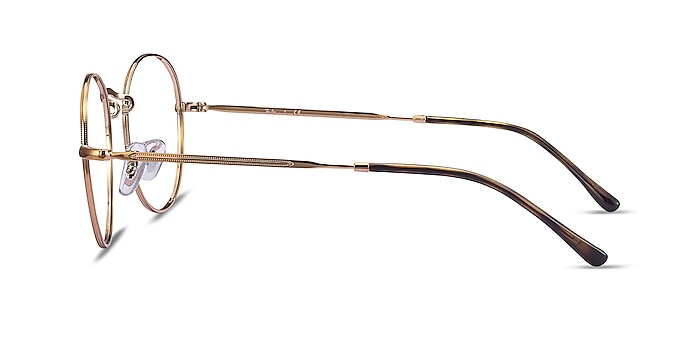 Ray-Ban RB3582V Round Bronze Copper Métal Montures de lunettes de vue d'EyeBuyDirect
