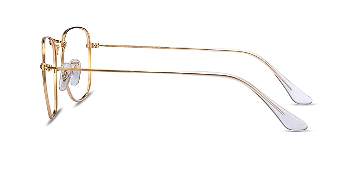 Ray-Ban RB3857V Gold Metal Eyeglass Frames from EyeBuyDirect