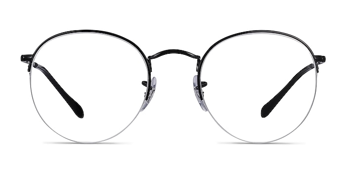 Ray-Ban RB3947V Round Noir Métal Montures de lunettes de vue d'EyeBuyDirect