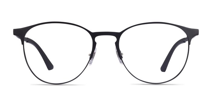 Ray-Ban RB6375 Black Metal Eyeglass Frames from EyeBuyDirect