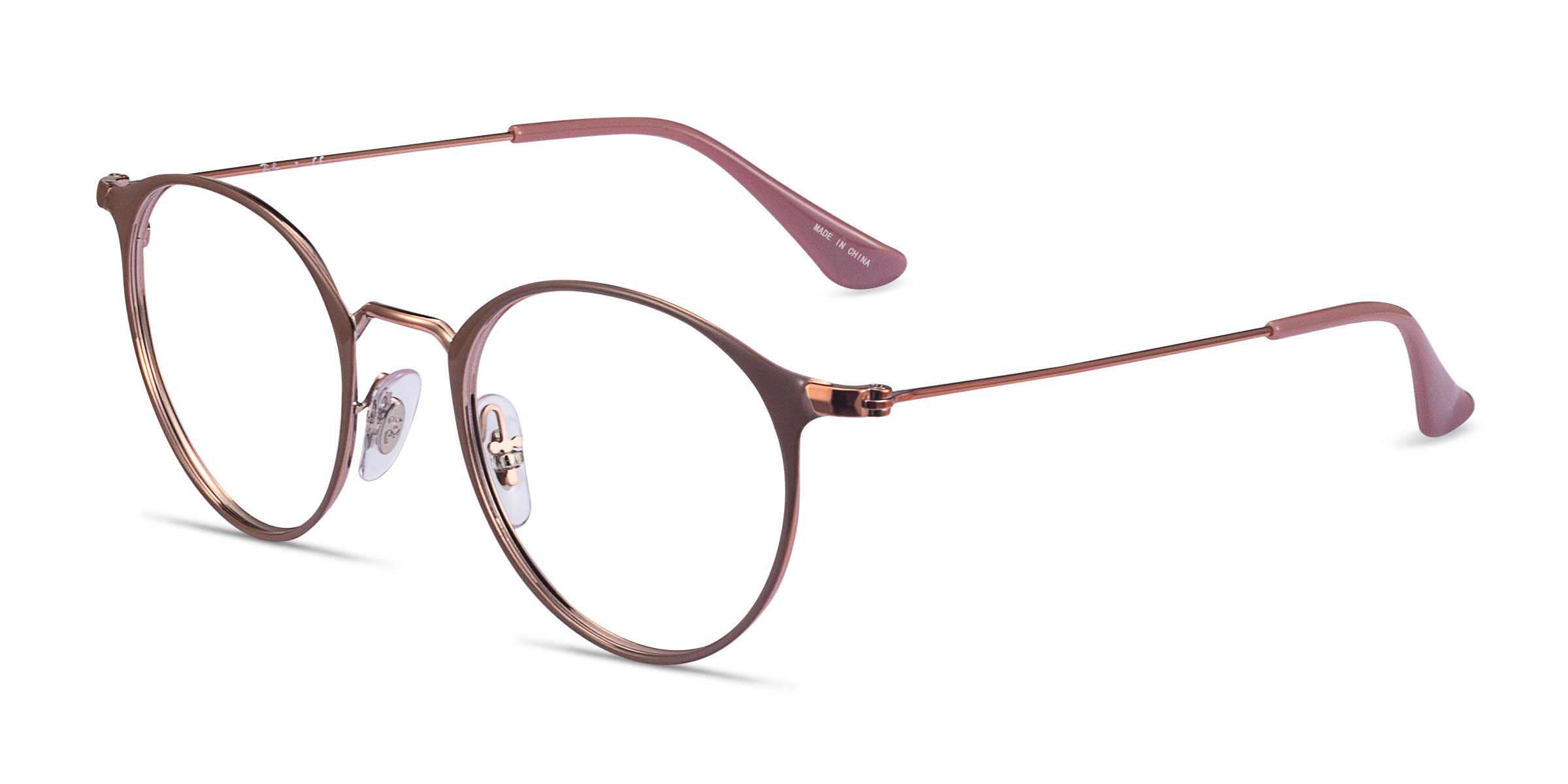 RayBan RB6378 Round Light Brown Frame Eyeglasses Eyebuydirect