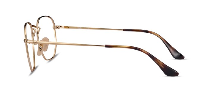 Ray-Ban RB6448 Gold Metal Eyeglass Frames from EyeBuyDirect