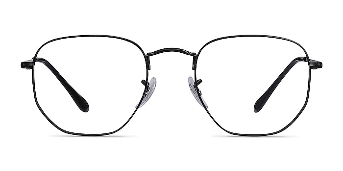 Ray-Ban RB6448 Black Metal Eyeglass Frames from EyeBuyDirect