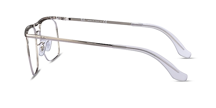 Ray-Ban RB6519 Silver Metal Eyeglass Frames from EyeBuyDirect