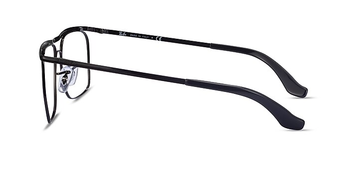 Ray-Ban RB6519 Black Metal Eyeglass Frames from EyeBuyDirect