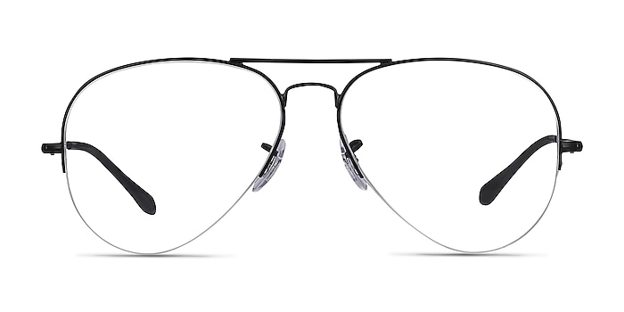 Ray-Ban RB6589 Black Metal Eyeglass Frames from EyeBuyDirect