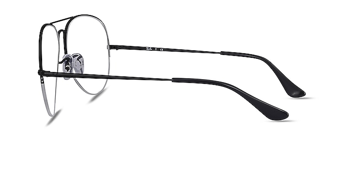 Ray-Ban RB6589 Noir Métal Montures de lunettes de vue d'EyeBuyDirect