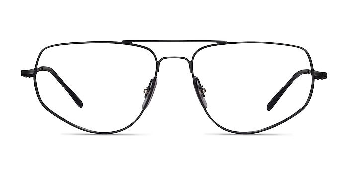 Ray-Ban RB6455 Black Metal Eyeglass Frames from EyeBuyDirect