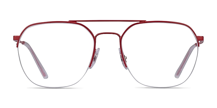 Ray-Ban RB6444 Red Metal Eyeglass Frames from EyeBuyDirect