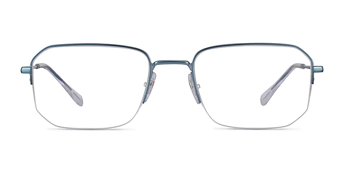 Ray-Ban RB6449 Blue Metal Eyeglass Frames from EyeBuyDirect