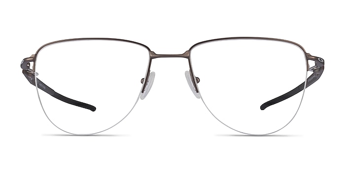 Oakley Plier Gunmetal Titanium Eyeglass Frames from EyeBuyDirect