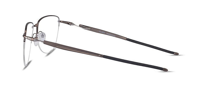 Oakley Plier Gunmetal Titanium Eyeglass Frames from EyeBuyDirect