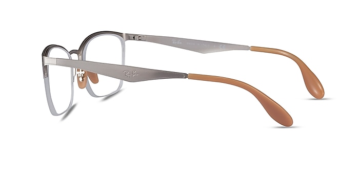 Ray-Ban RB6345 Argenté Métal Montures de lunettes de vue d'EyeBuyDirect
