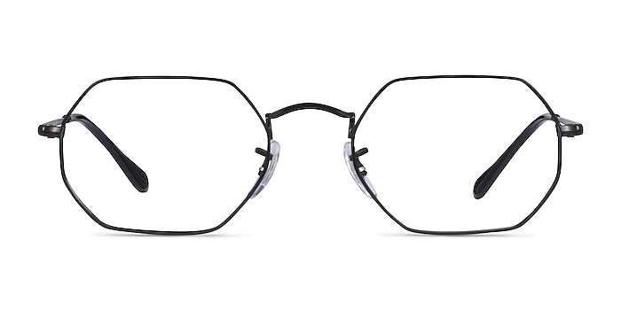 Ray-Ban RB6456 Black Metal Eyeglass Frames from EyeBuyDirect