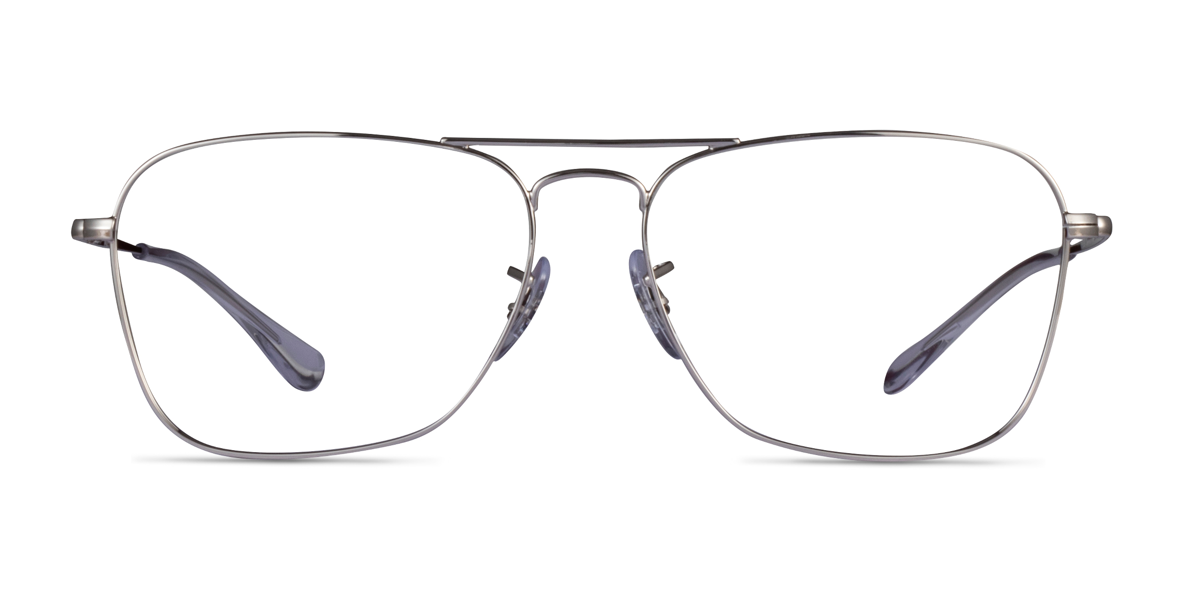 Ray-Ban RB6536 - Aviator Silver Frame Eyeglasses | Eyebuydirect Canada
