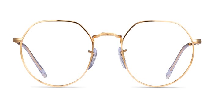 Ray-Ban RB6465 Jack Gold Metal Eyeglass Frames from EyeBuyDirect