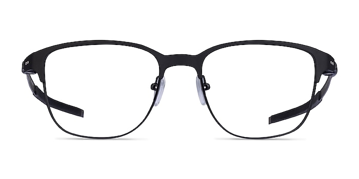 Oakley Seller Matte Black Metal Eyeglass Frames from EyeBuyDirect