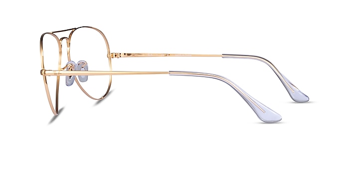 Ray-Ban Aviator Metal II Legend Gold Métal Montures de lunettes de vue d'EyeBuyDirect