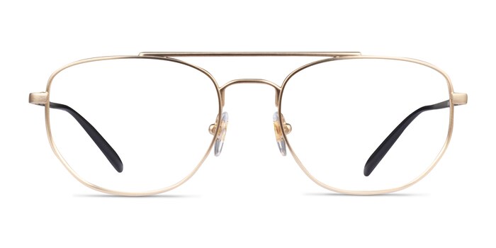 ARNETTE Layne Shiny Brushed Gold Metal Eyeglass Frames from EyeBuyDirect