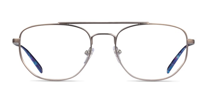 ARNETTE Layne Shiny Brushed Gunmetal Metal Eyeglass Frames from EyeBuyDirect