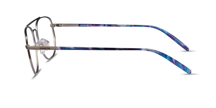 ARNETTE Layne Shiny Brushed Gunmetal Métal Montures de lunettes de vue d'EyeBuyDirect