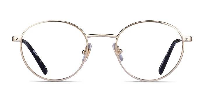 ARNETTE AN6132 The Professional Brushed Light Gold Metal Eyeglass Frames from EyeBuyDirect
