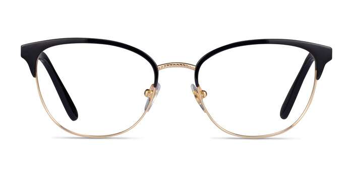 Vogue Eyewear VO4088 Black Gold Métal Montures de lunettes de vue d'EyeBuyDirect