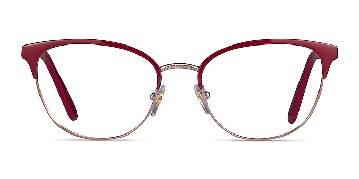 Vogue Eyewear VO4088 Red Gold Metal Eyeglass Frames from EyeBuyDirect
