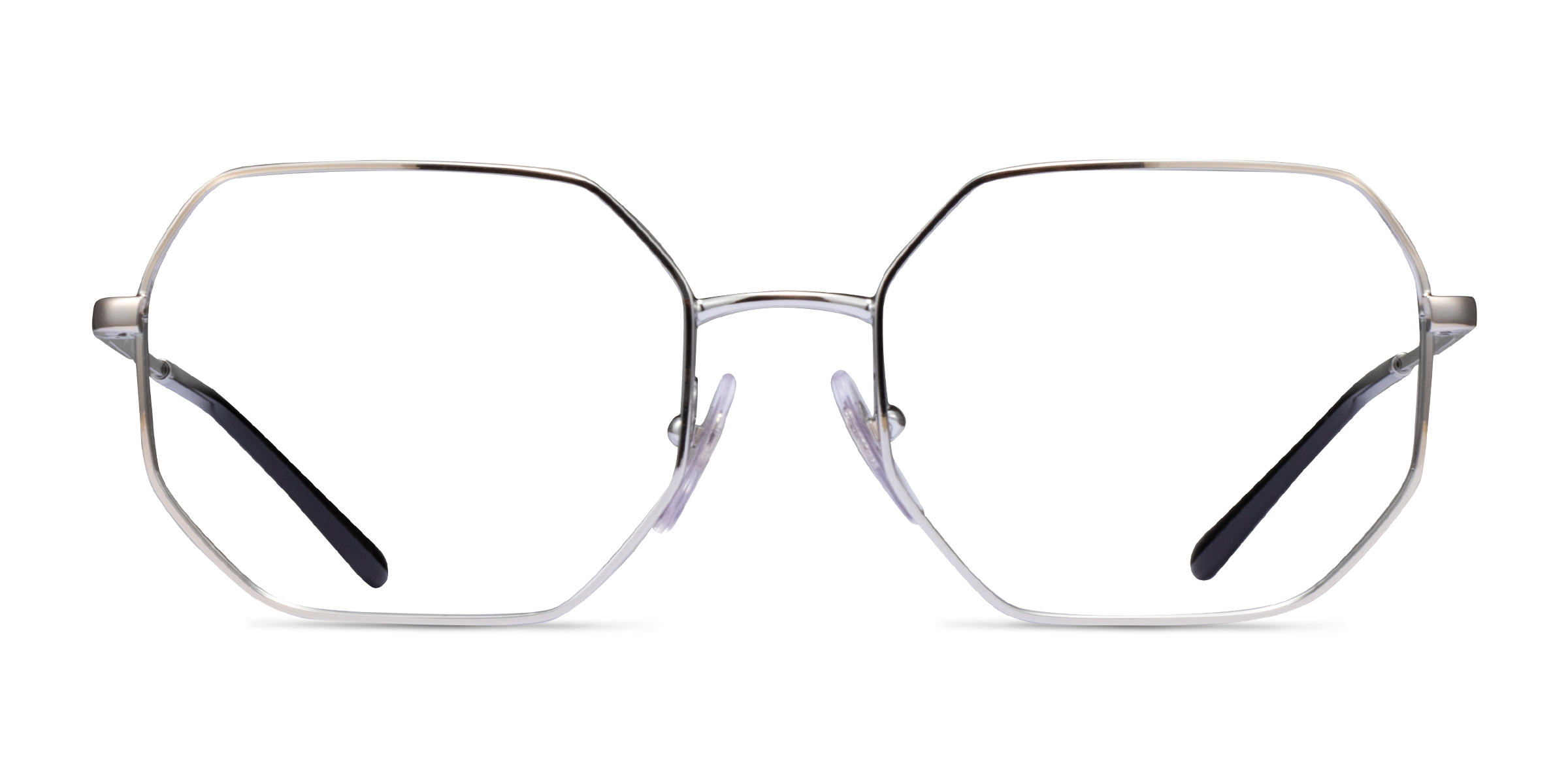 Vogue Eyewear VO4228 Geometric Silver Frame Eyeglasses Eyebuydirect
