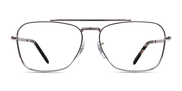 Ray-Ban RB3636V Silver Metal Eyeglass Frames from EyeBuyDirect