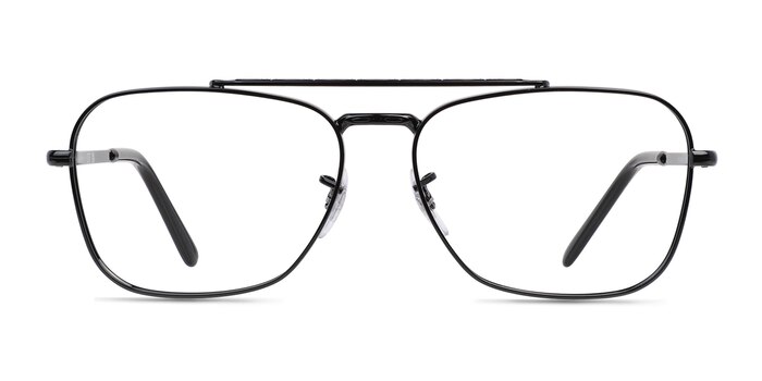 Ray-Ban RB3636V Black Metal Eyeglass Frames from EyeBuyDirect
