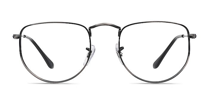 Ray-Ban Elon Antique Gunmetal Metal Eyeglass Frames from EyeBuyDirect